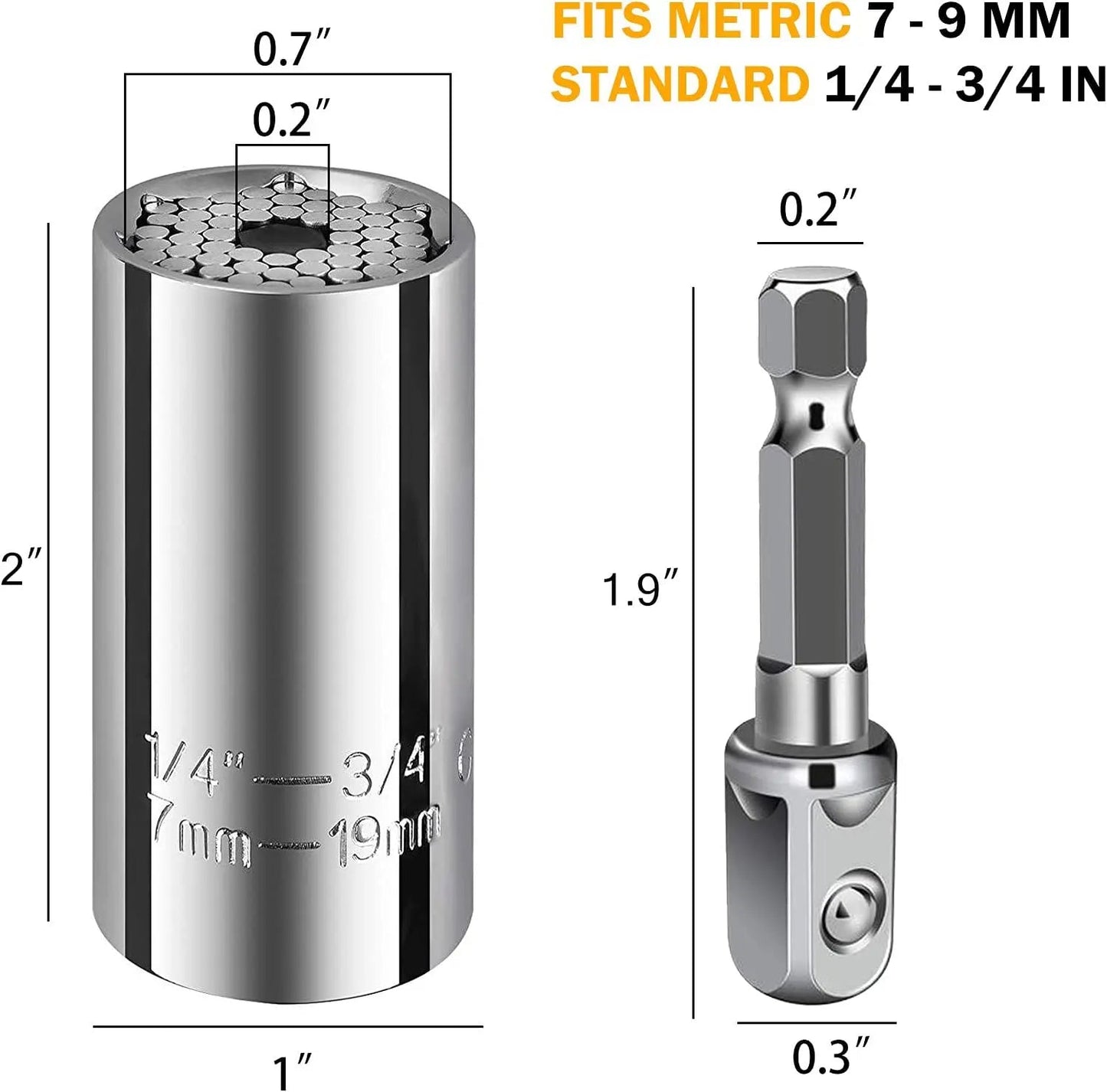 Universal Drill Socket