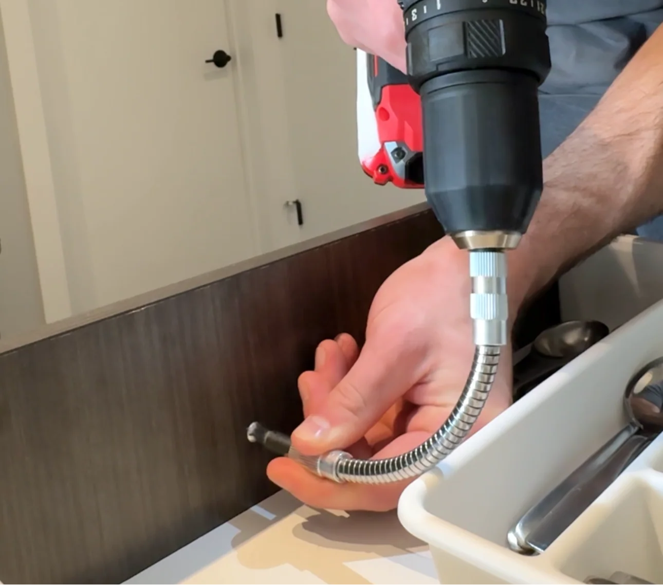 Flexible Drill Bit Extension