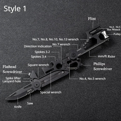 Multifunctional Outdoor Tool Card EDC